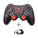 Terios T3 X3 Joystick inalámbrico Gamepad Controlador de juegos de PC Soporte Bluetooth BT3.0 Joystick para teléfono móvil Tablet TV Box Holder