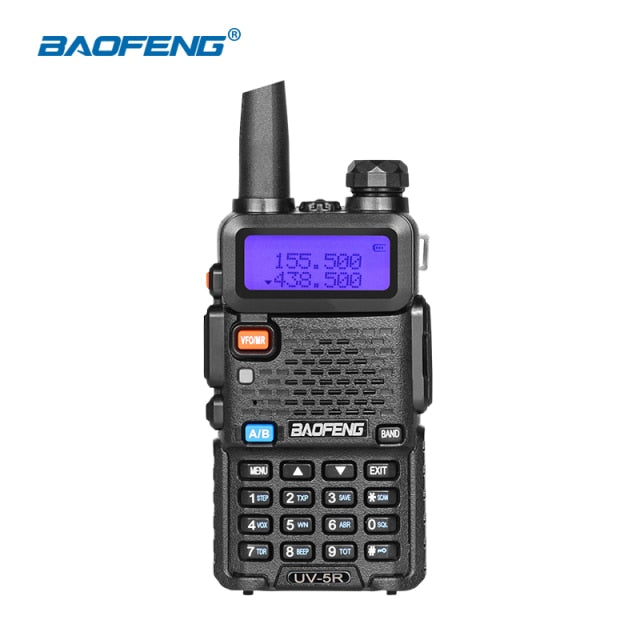 Baofeng UV-5R 5W Walkie Talkie Profesional CB Radio Baofeng UV 5R 3800mAh Batería VHF UHF Radio Prosciutto portátil