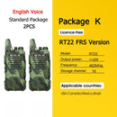 RETEVIS RT622 Mini Walkie Talkie PMR 446 PTT Portable Walkie-talkies 2 pcs Two way Radio Portable Radio for Hunting Hotel RT22