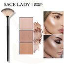 SACE LADY Shimmer Highlighter Palette Make-up Set Pinsel Gesichtspuderpinsel Professioneller Make-up Naturkosmetik Großhandel