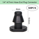 1/4" Hose Dripper Water Tee Connector Plastic Barbed 4/7mm Pipe Tubing Watering Coupling Joint Garden Micro Drip Irrigation Tool