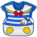 Disney Cute Baby Adjustable Bibs EVA Waterproof Sleeveless Lunch Feeding Bibs Baby Cartoon Feeding Cloth Children Baby Apron