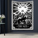 Tapiz de cartas de Tarot para colgar en la pared, colcha de adivinación de astrología, alfombrilla de playa