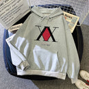 2021 caliente Anime japonés Manga Kawaii Hunter X Hunter sudaderas con capucha hombres/mujeres sudadera de manga corta Killua Zoldyck Hoddie para adolescentes