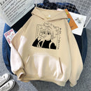 2021 caliente Anime japonés Manga Kawaii Hunter X Hunter sudaderas con capucha hombres/mujeres sudadera de manga corta Killua Zoldyck Hoddie para adolescentes