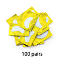 50/100 Paar Wimpernverlängerung Papier Patches Lint Feuchtigkeitsspendende Wimpernverlängerung Kissen Aufkleber unter Augenpads Wimpern Make-up-Tools