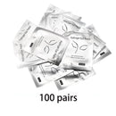 50/100 Paar Wimpernverlängerung Papier Patches Lint Feuchtigkeitsspendende Wimpernverlängerung Kissen Aufkleber unter Augenpads Wimpern Make-up-Tools