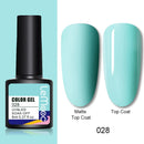 LEMOOC 8.0ml UV Gel Nail Polish Thermal Glitter Gel Polish Color-changing Gel Varnish Nail Art Gel varnish