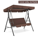 3 Seat Swing Canopies Seat Cushion Cover Set Patio Swing Chair Hammock Replacement Waterproof Garden swing cover set
