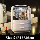 Transparent Cosmetic Storage Box Makeup Drawer Organizer Jewelry Nail Polish Make Up Container Desktop Beauty Storage Case