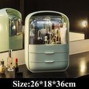 Transparent Cosmetic Storage Box Makeup Drawer Organizer Jewelry Nail Polish Make Up Container Desktop Beauty Storage Case