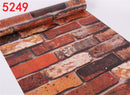 10M Living Room Kitchen Bathroom Waterproof Wall Sticker Home Decor Removable Vinyl PVC Brick Stone Self Adhesive Wallpaper