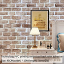 10M Living Room Kitchen Bathroom Waterproof Wall Sticker Home Decor Removable Vinyl PVC Brick Stone Self Adhesive Wallpaper