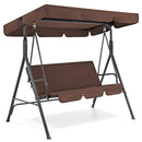 3 Seat Swing Canopies Seat Cushion Cover Set Patio Swing Chair Hammock Replacement Waterproof Garden Garden Swing Cover Set