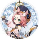 Kostenloser Versand 58mm Online Spiel Genshin Impact Brosche Cosplay Abzeichen Zubehör für Kleidung Rucksack Dekoration Geschenk