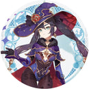 Kostenloser Versand 58mm Online Spiel Genshin Impact Brosche Cosplay Abzeichen Zubehör für Kleidung Rucksack Dekoration Geschenk