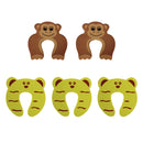 5Pcs/Lot Protection Baby Safety Cute Animal Security Door Stopper Baby Card Lock Newborn Care Child Finger Protector
