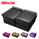 30/50 PCS/Lot Gold Plating Paper Bubble Envelopes Mailers Padded Shipping Envelope Bubble Mailing Bag Different Specifications