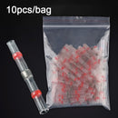 Conectores de cable termorretráctiles 10/20/30 Uds SST21 manga impermeable AWG22-18 empalme eléctrico a tope Terminal de sello de soldadura estañada