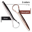 Y-Kelin Hot Sale Edelstahl Zungenschaber Reiniger Metallschaber Wiederverwendbare &amp; umweltfreundliche Zungenbürste Frischer Atemschaber