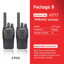 Retevis H777 Plus PMR 446 Radio Walkie Talkie 1 or 2 pcs PTT Walkie-Talkies FRS H777 USB Portable PTT Two-way Radio For Hunting