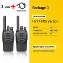 Retevis H777 Plus PMR 446 Radio Walkie Talkie 1 or 2 pcs PTT Walkie-Talkies FRS H777 USB Portable PTT Two-way Radio For Hunting