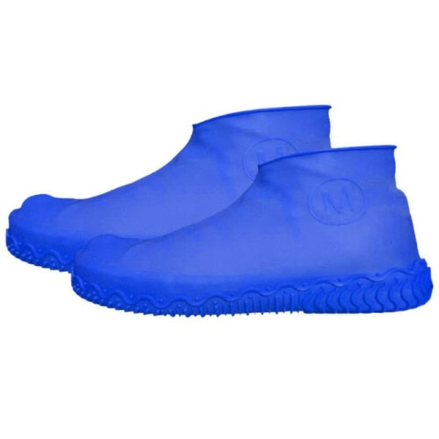 Waterproof Shoe Cover Silicone Material Unisex Shoes Protectors Rain Boots for Indoor Outdoor Rainy Days