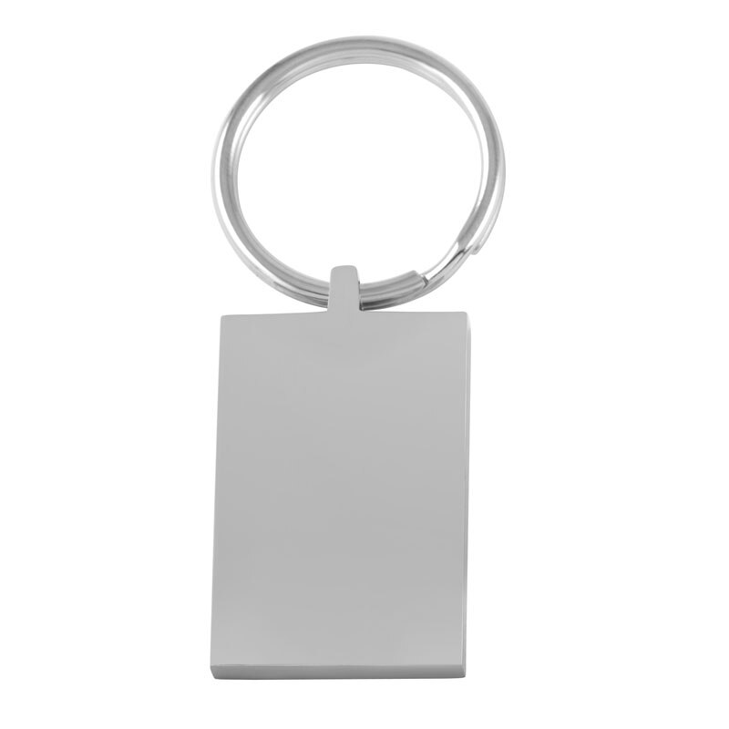 Factory price Wholesale High Polished Stainless Steel Blank Keyring  With Fast shipping