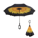 2021 Folding Long Shank Double Layer Inverted Umbrella Windproof Reverse C-Hook male golf umbrella reverse Umbrellas For Car