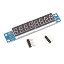 MAX7219 LED matriz de puntos módulo de control de pantalla de tubo digital de 8 bits 3,3 V 5 V microcontrolador serie controlador 7 segmentos