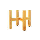 Wooden Plant Stand Durable Flower Pot Holder Home Decoration Floor Four Legged Flower Stand Wooden Shelf Fleshy Flowerpot