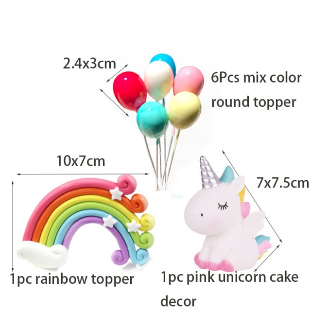 WEIGAO, decoración de unicornio, decoración de fiesta de cumpleaños, juego de vajilla desechable de unicornio para niños, suministros de fiesta de cumpleaños para niña