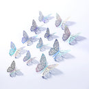 12Pcs 4D Hollow Butterfly Wall Sticker DIY Home Decoration Wall Stickers wedding Party Wedding Decors Butterfly Kids Room Decors
