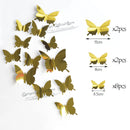 12Pcs 4D Hollow Butterfly Wall Sticker DIY Home Decoration Wall Stickers wedding Party Wedding Decors Butterfly Kids Room Decors