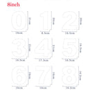 6/8/10inch PET 0-8 Numbers Cake Mold Sets Cake Decorating Tools Confeitaria Maker DIY Birthday Cake Design Bakeware Pastry Tools