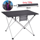 Mesa plegable para acampar, muebles de exterior, mesas de Picnic plegables portátiles para senderismo, mesa plegable ultraligera de aleación de aluminio para exteriores