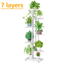 6/7/8Layers Flower Stand Rack Storage Shelf Iron Plant Holder Home Garden Flower Pot Organizer Living Room Balcony Storage Rack