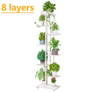 6/7/8Layers Flower Stand Rack Storage Shelf Iron Plant Holder Home Garden Flower Pot Organizer Living Room Balcony Storage Rack