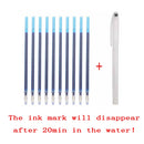 1Set Fabric Markers Pencil Fade Out for Drawing Lines Disappearing Marker Pens PP Multi Purpose DIY Craft Sewing Accessories