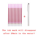 1Set Fabric Markers Pencil Fade Out for Drawing Lines Disappearing Marker Pens PP Multi Purpose DIY Craft Sewing Accessories