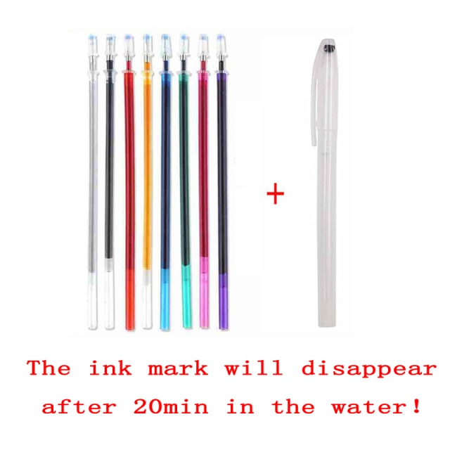 1Set Fabric Markers Pencil Fade Out for Drawing Lines Disappearing Marker Pens PP Multi Purpose DIY Craft Sewing Accessories