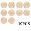 Wooden Baby Month Milestone Card Newborn Birth Month Birthday Milestone Wooden Teether Baby Kids Photography Props Toy