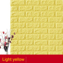 GYEY Self adhesive Waterproof TV Background Brick Wallpapers 3D Wall Sticker Living Room Wallpaper Mural Bedroom Decorative