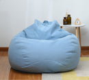 S/M/L Lazy Sofa Cover Chairs without Filler Linen Cloth Lounger Seat Pouf Puff Couch Tatami Living Room Furniture Cover