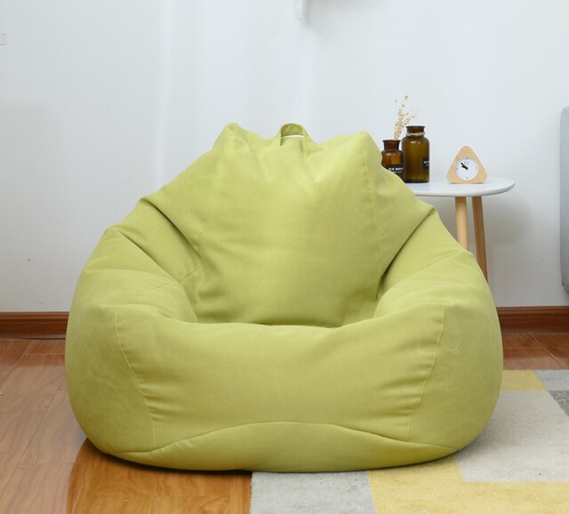 S/M/L, funda para sofá perezoso, sillas sin relleno, tela de lino, tumbona, asiento, Puff, sofá, Tatami, funda para muebles de sala de estar