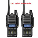 2021 new 2pcs 10W 4800mah BaoFeng UV-9R plus  two way radio VHF UHF portable cb radio Waterproof walkie talkie uv 9R plus