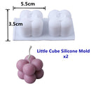 DIY Wax Candle Silicone Molds Soy Wax Candle Mold For Crafts Aromatherapy Plaster 3D Resin Mold Handmade Candle Holder Soap Form