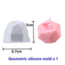 DIY Wax Candle Silicone Molds Soy Wax Candle Mold For Crafts Aromatherapy Plaster 3D Resin Mold Handmade Candle Holder Soap Form