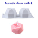 DIY Wax Candle Silicone Molds Soy Wax Candle Mold For Crafts Aromatherapy Plaster 3D Resin Mold Handmade Candle Holder Soap Form