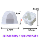 DIY Wax Candle Silicone Molds Soy Wax Candle Mold For Crafts Aromatherapy Plaster 3D Resin Mold Handmade Candle Holder Soap Form